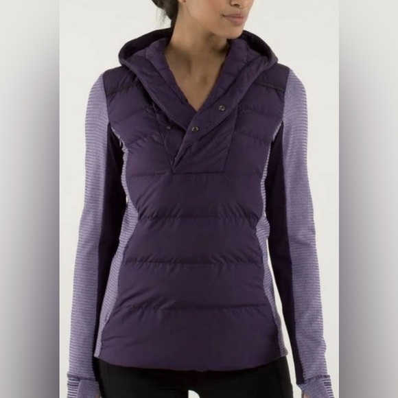 LULULEMON Fluff Off Pullover Jacket Purple - Picture 1 of 9